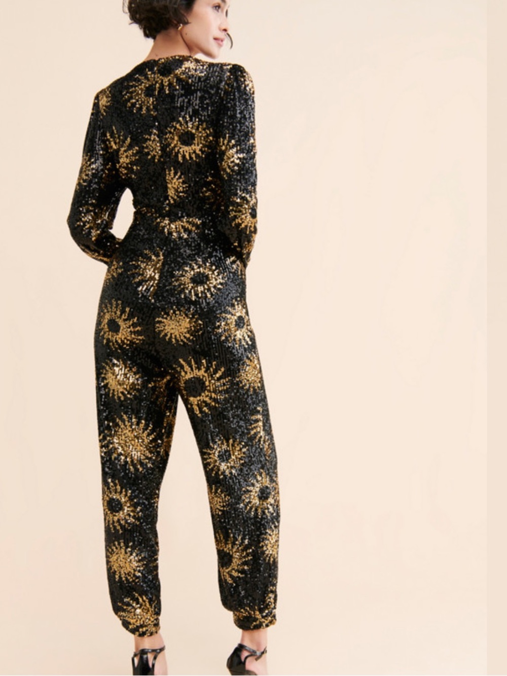 Farm Rio Sunny Mood Sequin Jumpsuit - Picture 3 of 5